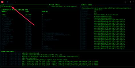 Manage And Monitor Linux Kernel Modules With Kmon - OSTechNix