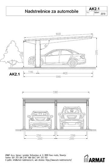 Katalog Auto Nadstre Nica Tehni Ki Podaci O Nadstre Nicama Za Automobile