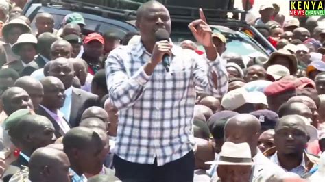 THIS MAN NDINDI NYORO LISTEN WHAT HE TOLD RAILA IN FRONT OF RUTO AT