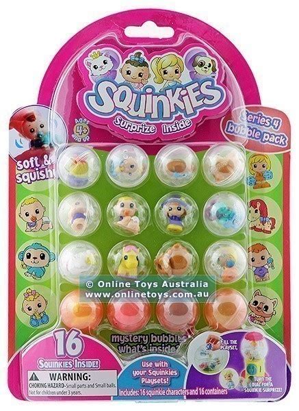 Squinkies Series 4 Bubble Pack 16 Character Set Online Toys Australia