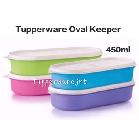 Tupperware Oval Keeper 450ml X 1pc Shopee Malaysia