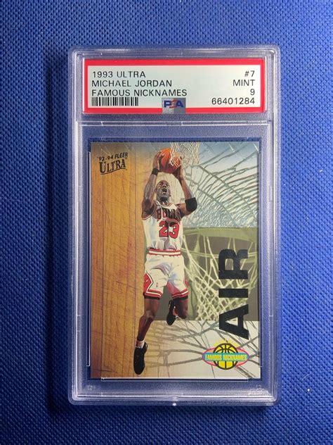 Fleer Ultra Michael Jordan Famous Nicknames Air Psa Chicago