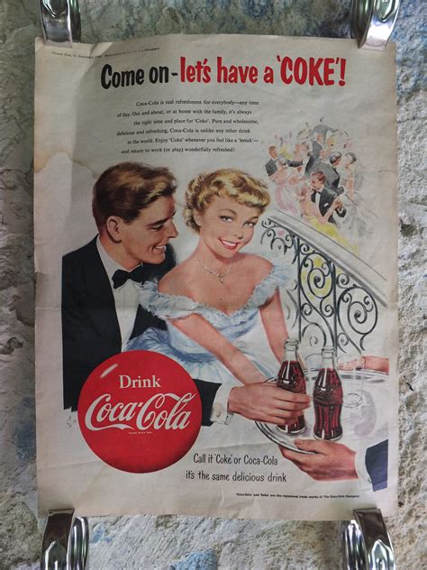 Vintage Coca Cola Poster