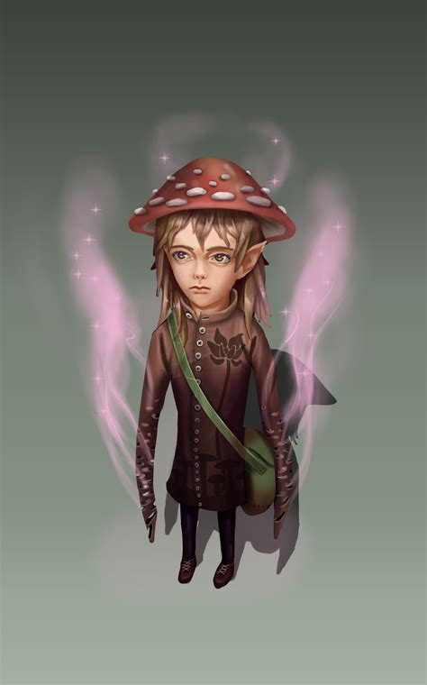 [oc] Gnome Druid Of Spores R Characterdrawing