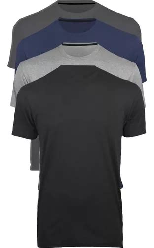 Kit 4 Camisetas Masculinas Atacado Lisa Fio 30 1 Premium MercadoLivre