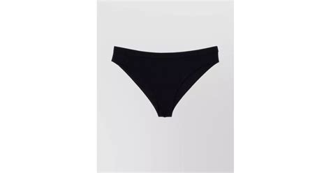 Jil Sander Briefs Bikini One Piece Scoop Elastic In Black Lyst UK