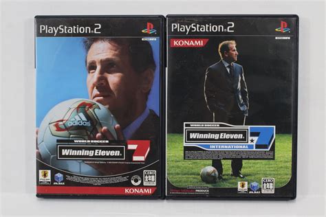 Lot Of 2 World Soccer Winning Eleven 7 And 7 International B Ps2