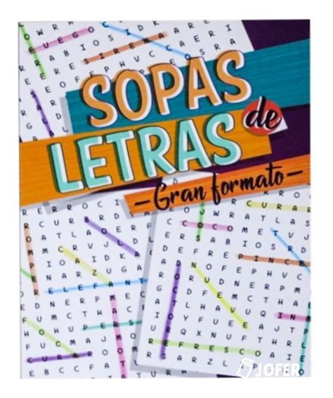 Sopas De Letras 4 Libros Con Letra Grande Libros En Jofer