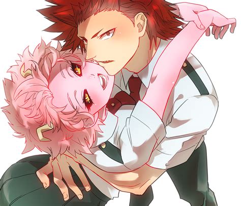 Kirishima Eijirou Kirishima Eijirou Ashido Mina Ashido Mina Mina Ashido Boku No