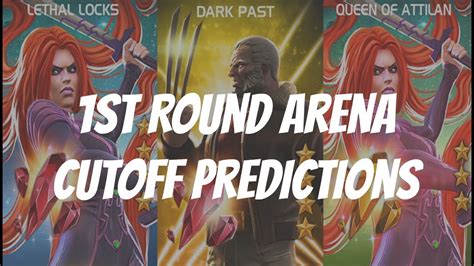 Medusa And Old Man Logan Arena Cutoff 1st Round Predictions Marvel Contest Of Champions Youtube