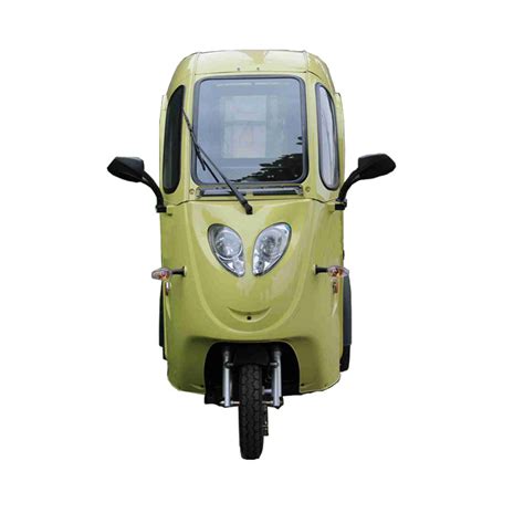 EEC Motorized 3 Wheel Electric Tricycle 800W 72V 20AH With Enclosed ABS