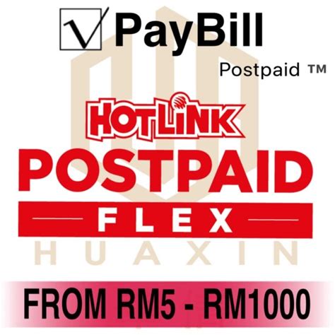 Hotlink Postpaid Flex Bill Payment Instant Bill Shopee Malaysia