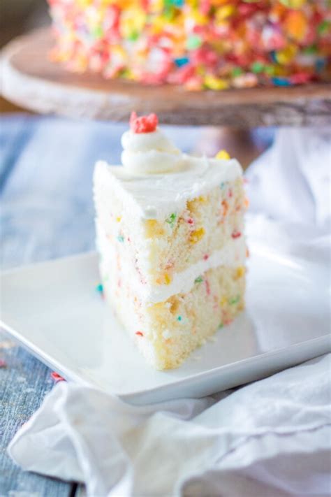 Fruity Pebble Cake - Layers of Flavor! - Kitchen Divas