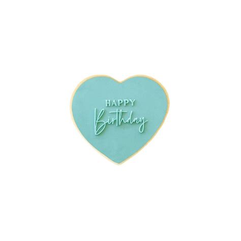 Embosser Stamp Happy Birthday Italic Texture Embossing From Cake