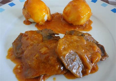 Lengua De Ternera Gallega Estofada Receta De Rebe Cookpad