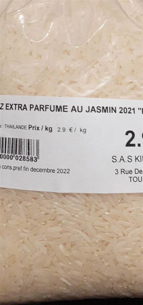 Riz Extra Parfumé Au Jasmin