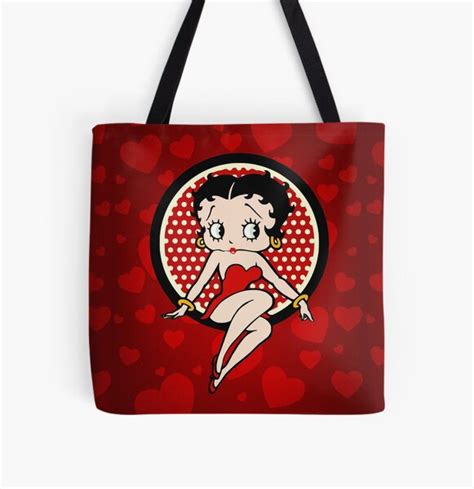 Betty Boop Collage Red Betty Boop Betty Boop Dufflebag 2022 Betty