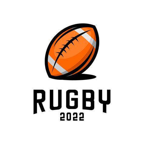 RUGBY BALL LOGO 20255331 Vector Art at Vecteezy