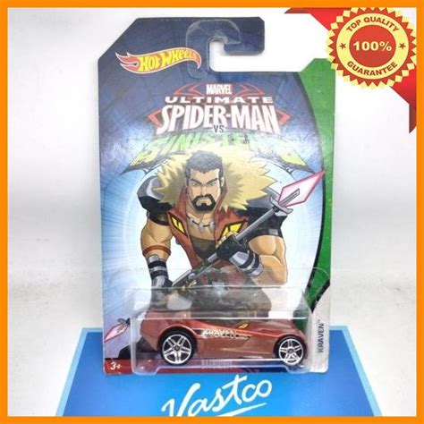 Jual VAST HOT WHEELS MARVEL SPIDERMAN ETTORIUM KRAVEN HOTWHEELS SPIDER MAN Shopee Indonesia