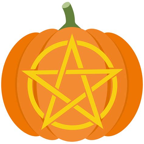 Pentagram Pumpkin Stencil | Free Printable Papercraft Templates