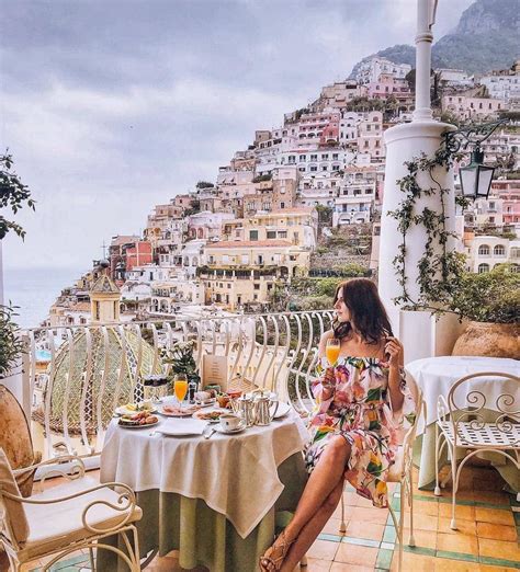 Fighetti Breakfast With A View In Positano 🌿 By Tiebowtie For