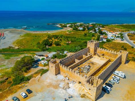 Frangokastello Fortress At Greek Island Crete Stock Image Image Of