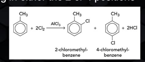 Benzene Reactions Flashcards Quizlet