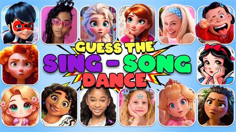 Guess The Disney Song Youtuber By Dance Guess 40 Disney Princesses