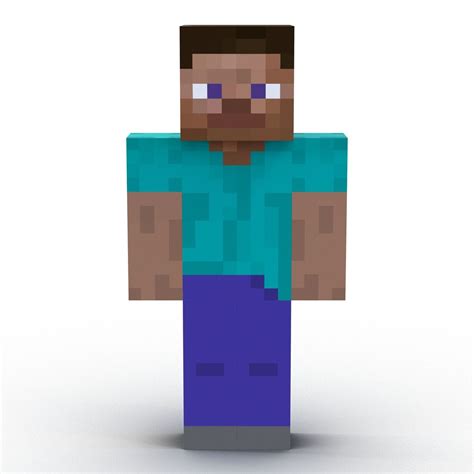 Minecraft Steve 3D Model $29 - .3ds .c4d .fbx .obj .max .ma - Free3D