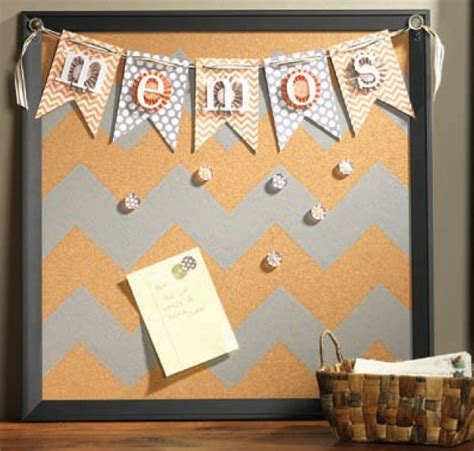 Keepin Up With The Smiths Diy Corkboard Makeover Chevron Cork