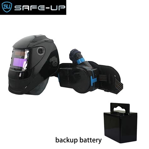 Professional Papr Kit Auto Darkening Welding Helmet High Power Electric Air Purifying Respirator