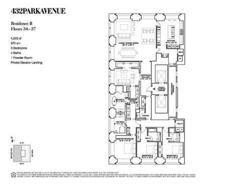 432 Park Avenue Floor Plan Pdf - floorplans.click