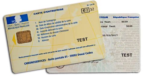 Renouvellement En Ligne De Cartes Conducteur Tachygraphes