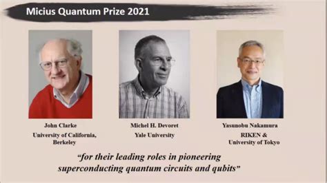 The Micius Quantum Prize In 2021 Was Awarded To Superconducting Quantum