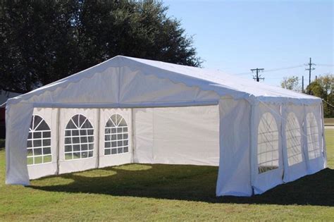 20 X 20 Budget Party Tent Canopy Gazebo White