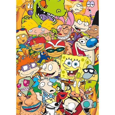 Aquarius Puzzles Nickelodeon Cast 1000 Piece Jigsaw Puzzle