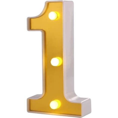 Lampe Led Avec Chiffres De L Alphabet Pour F Te Mariage R Ception