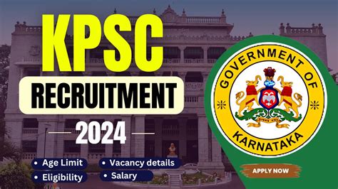 Kpsc Recruitment Notification Apply Online Eligibility How To