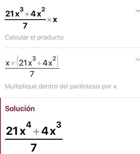 21x³ 4x² 7x porfavor ayudenme son divisiones de polinomios Brainly lat