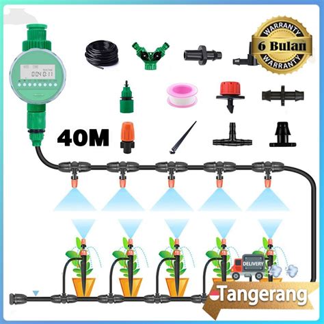 Jual M Peralatan Set Irigasi Tanaman Air Taman Garden Watering Kit