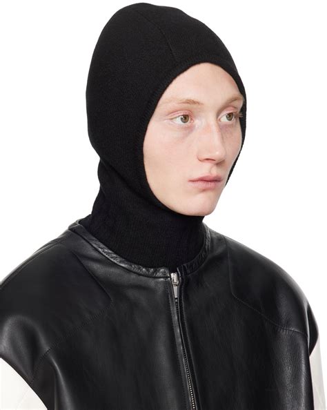 Jil Sander Black Lightweight Balaclava Jil Sander