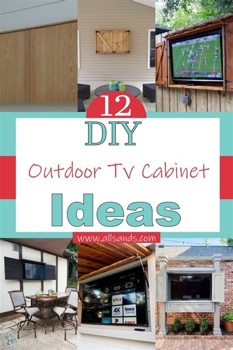 12 Best DIY Outdoor Tv Cabinet Ideas - All Sands