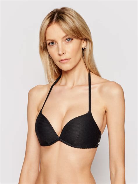 Tommy Hilfiger Góra od bikini UW0UW02691 Czarny Modivo pl