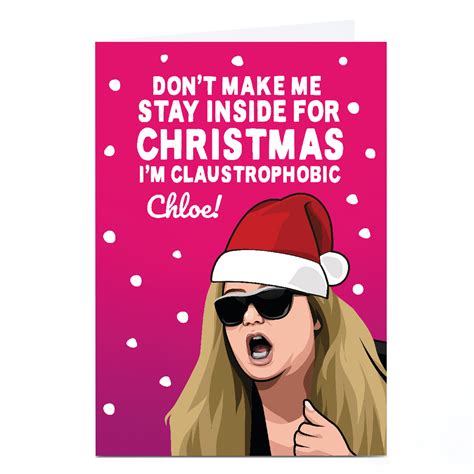 Buy Personalised All Things Banter Christmas Card Im Claustrophobic