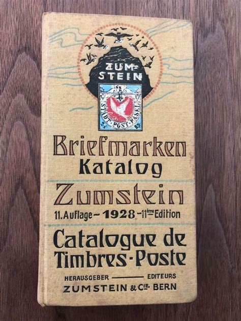 Briefmarken Katalog Zumstein 1928 Europa 11 Auflage Kaufen Auf