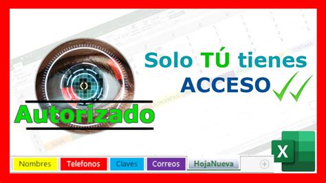 Como Proteger Un Archivo De Excel Con ContraseÑa Para Que No Lo Abran 🔐