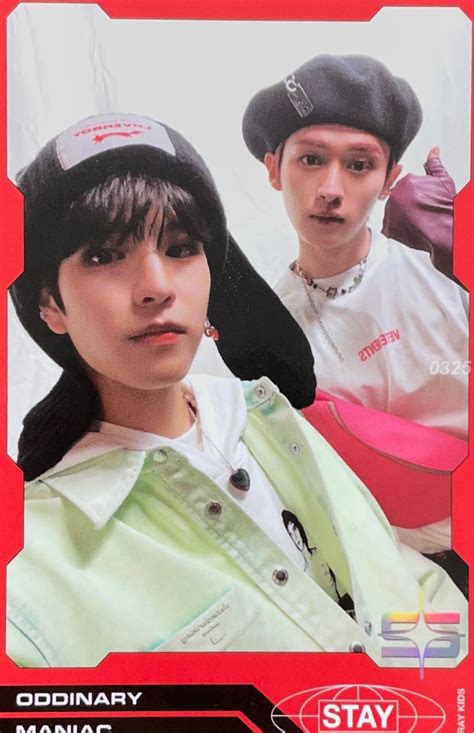 Seungmin And Lee Know Unit Photocard Scan Novios Niños Perdidos Créditos