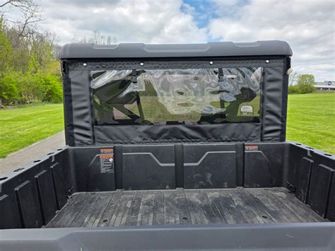 Honda Pioneer 1000 - Soft Back Panel with Mesh/Vinyl Window - PATENT