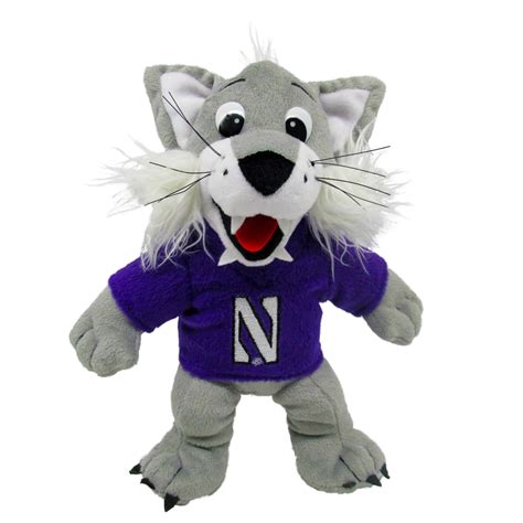 Northwestern University Wildcats Mascot Willie The Wildcat Plush