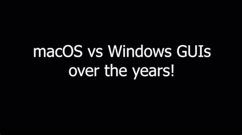 Mac Os Vs Windows System Software Desktop Or Home Screen Theme And